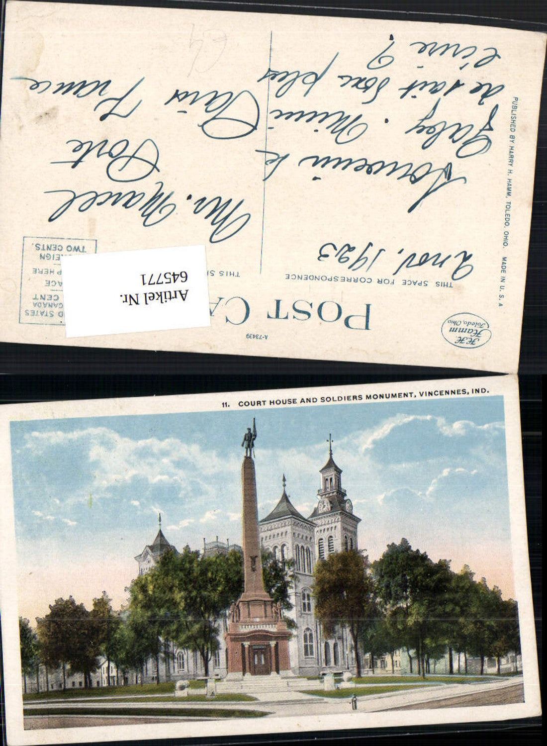 Alte Ansichtskarte – Old Postcard