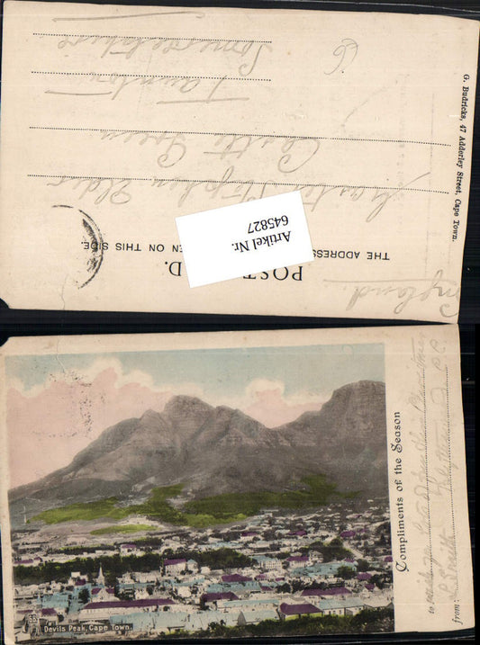 645827,South Africa Südafrika Cape Town Kapstadt Devils Peak