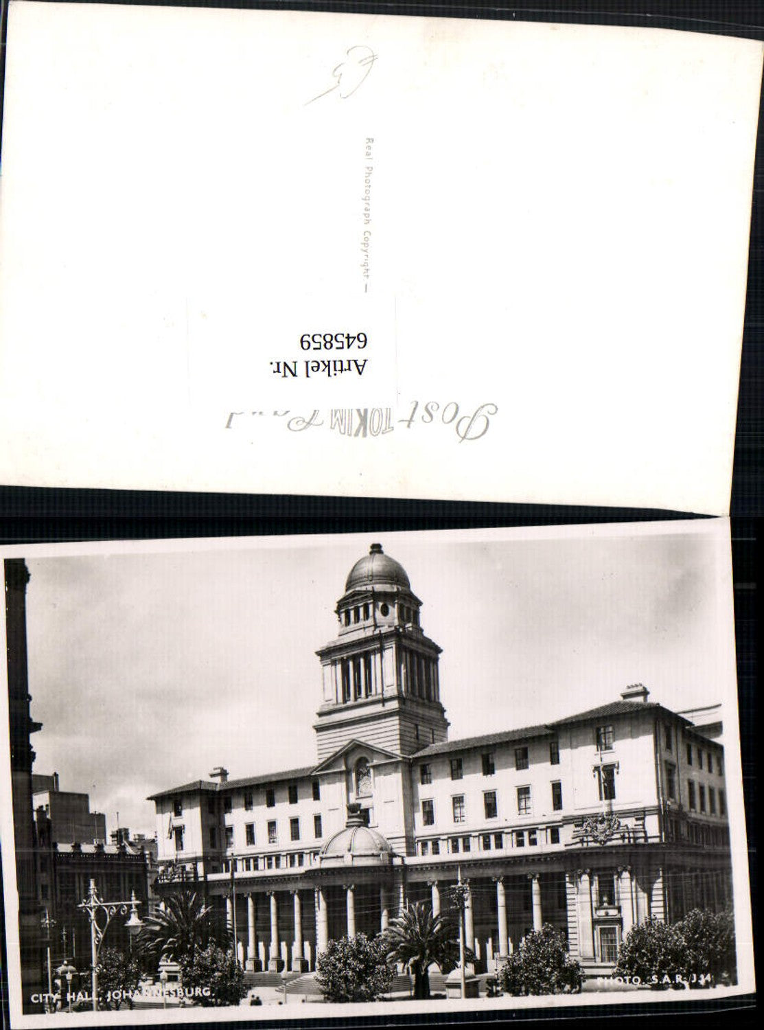 645859,South Africa Südafrika Johannesburg City Hall