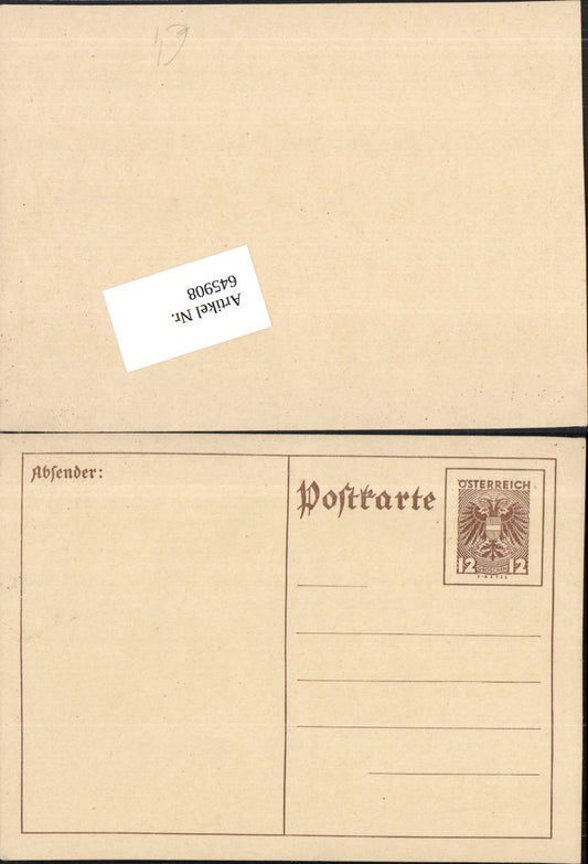 Alte Ansichtskarte – Old Postcard