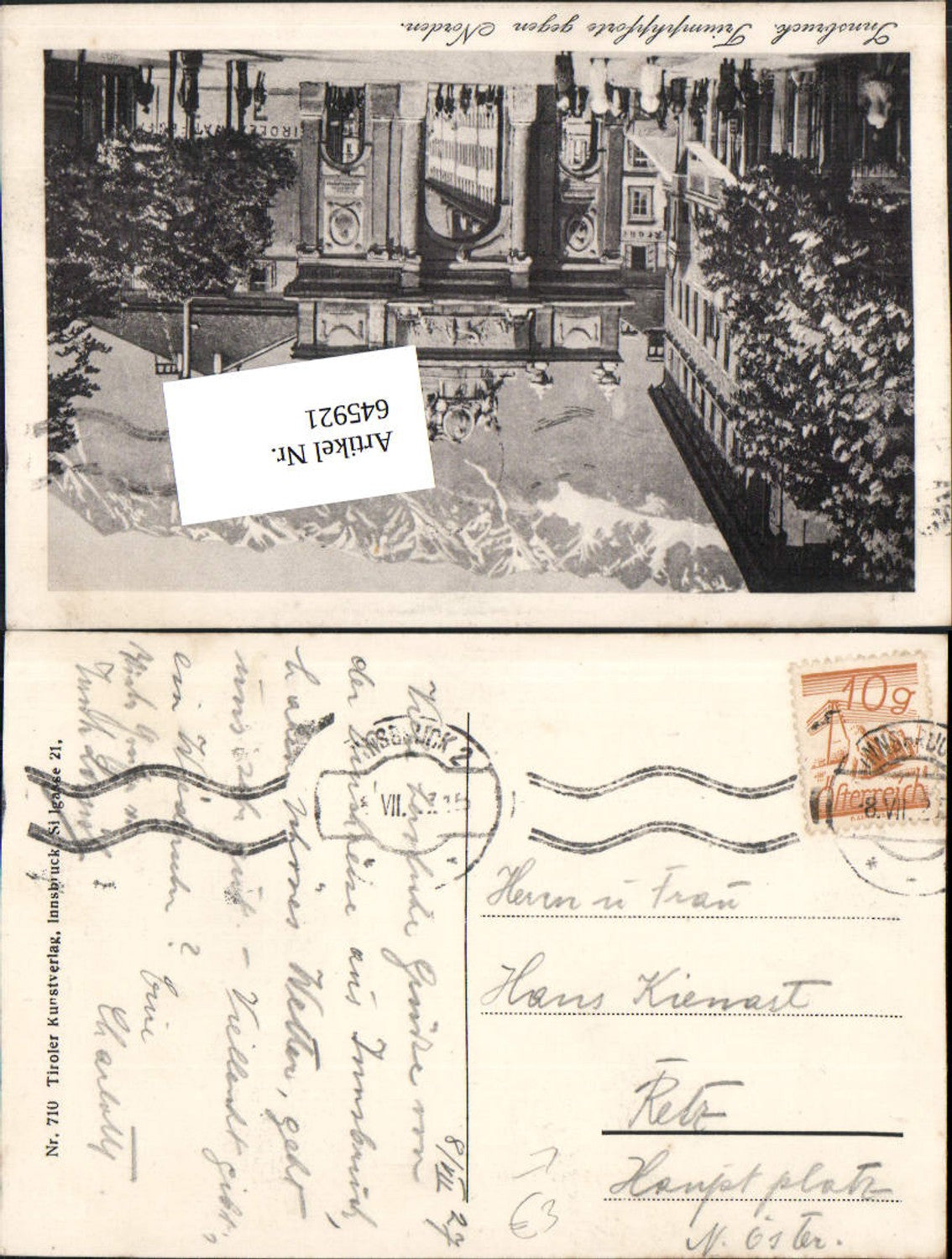 Alte Ansichtskarte – Old Postcard