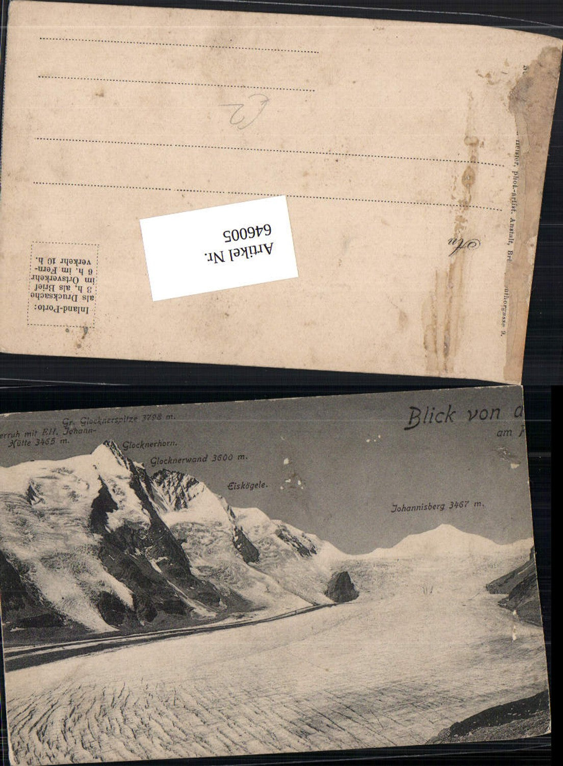 646005, Johannesberg Pasterze Glacier Großglockner Heiligenblut