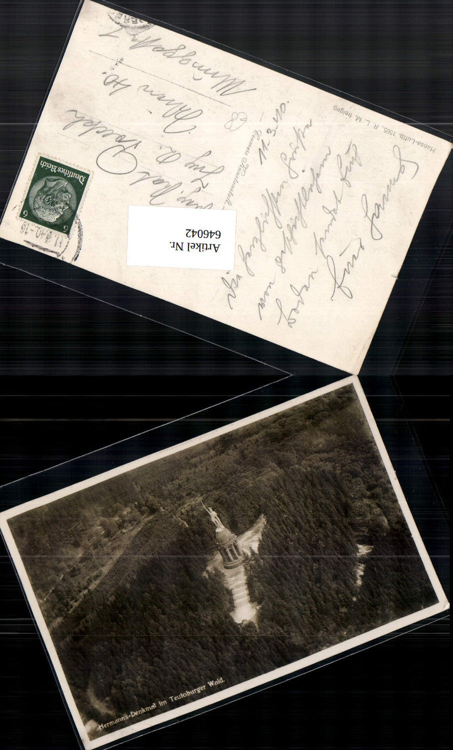 tolle Fliegeraufnahme Hermanns-Denkmal Teutoburger Wald Detmold Lippe Luftbild