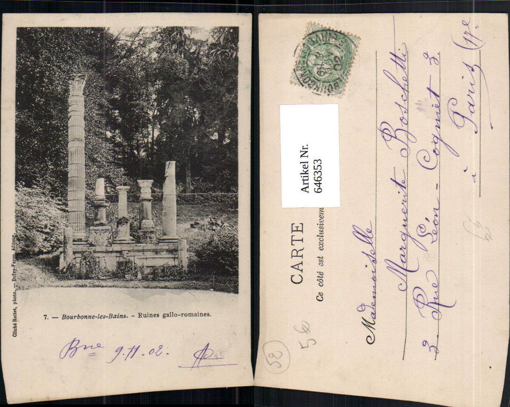 Alte Ansichtskarte – Old Postcard