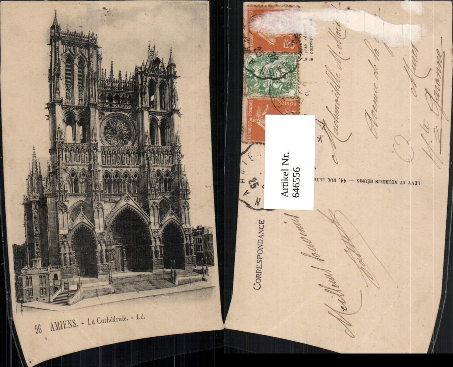 646556,Amiens La Cathedrale Kathedrale Kirche