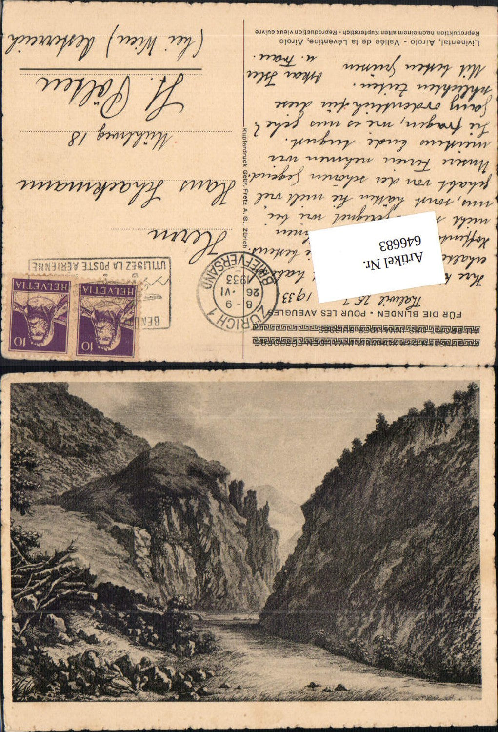 Alte Ansichtskarte – Old Postcard