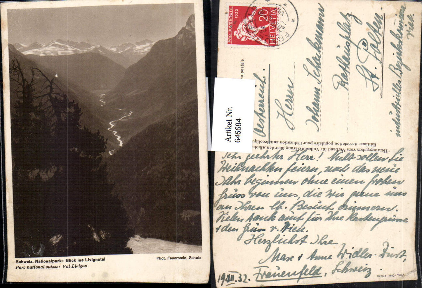 Alte Ansichtskarte – Old Postcard