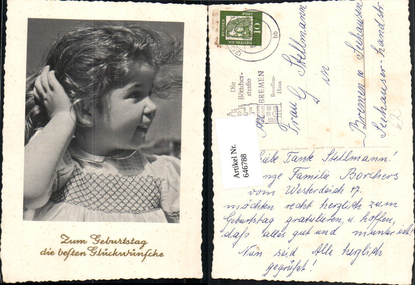 646788,Kind Mädchen Geburtstag