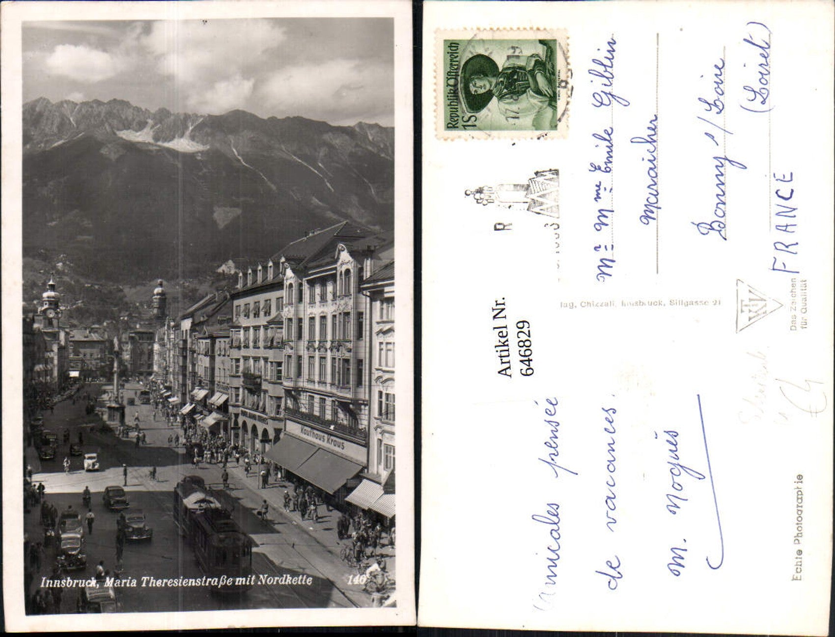 Alte Ansichtskarte – Old Postcard
