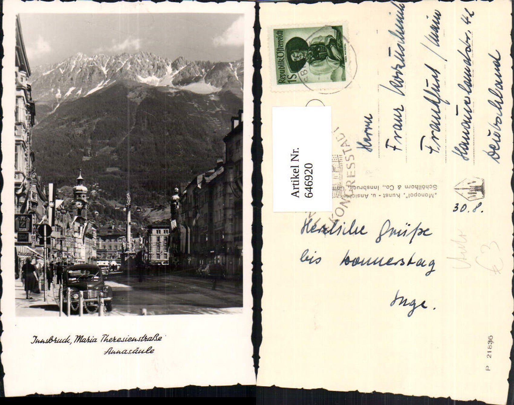 Alte Ansichtskarte – Old Postcard