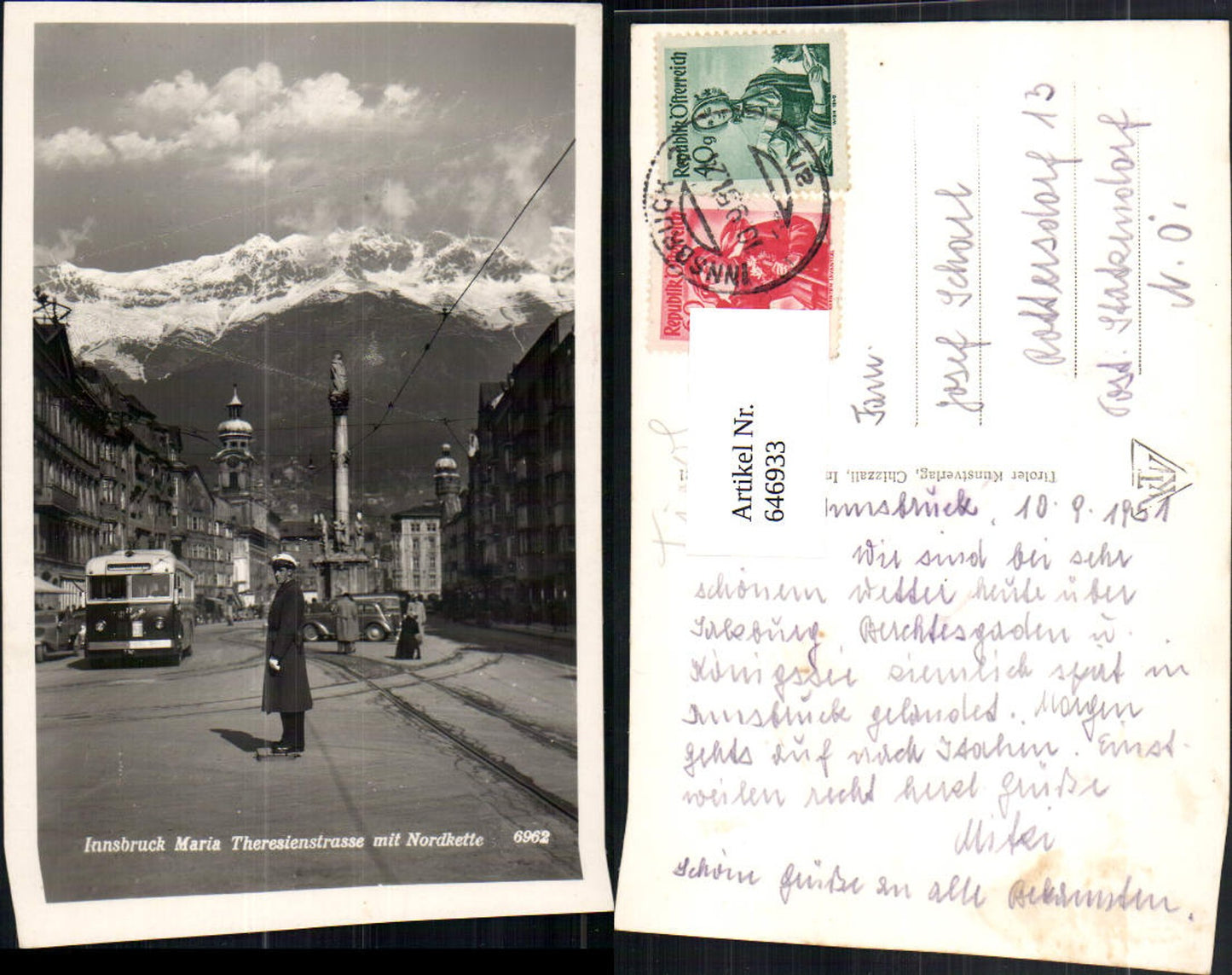 Alte Ansichtskarte – Old Postcard