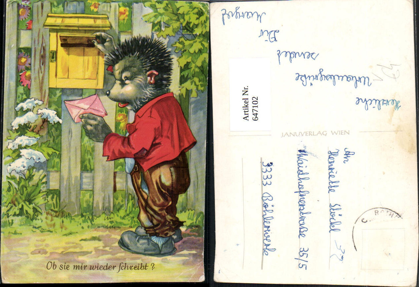 Alte Ansichtskarte – Old Postcard