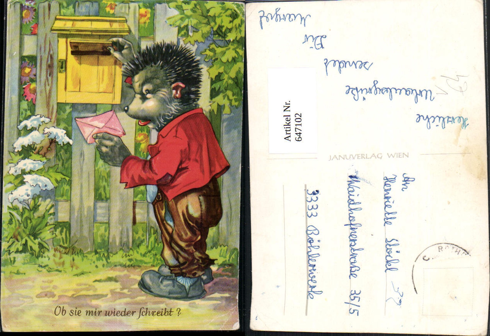 Alte Ansichtskarte – Old Postcard