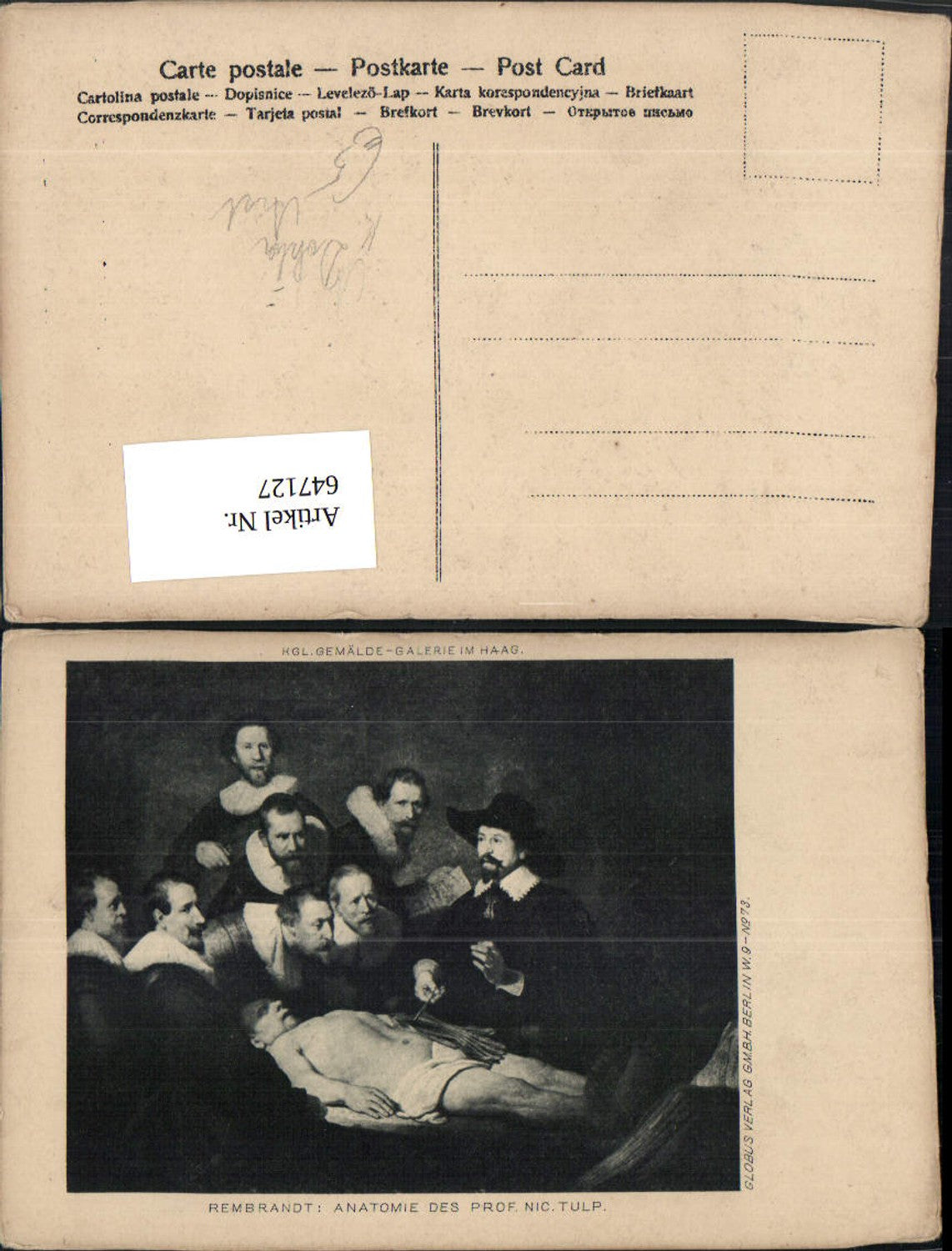 Alte Ansichtskarte – Old Postcard