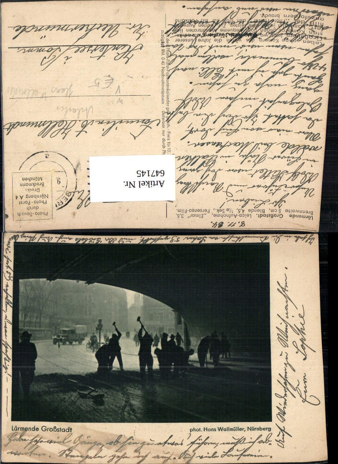 Alte Ansichtskarte – Old Postcard