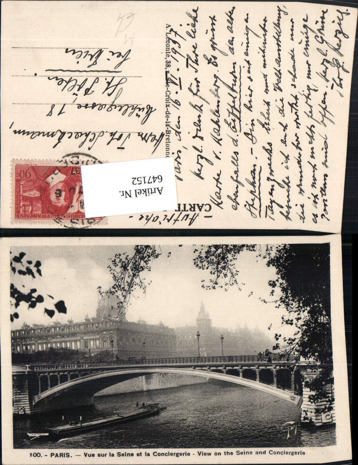 Alte Ansichtskarte – Old Postcard