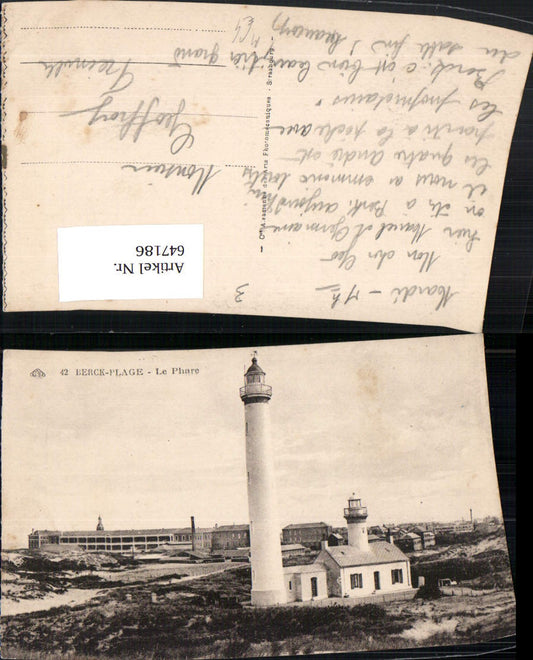 647186,Berck-Plage Le Phare Leuchtturm France