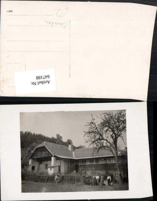 647188,Foto Ak Bauernhaus Bauernhof Landwirtschaft