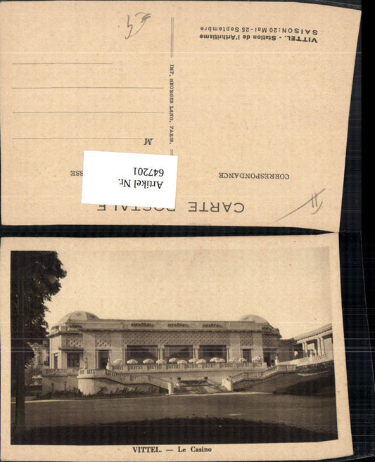 647201,Vittel Le Casino Kasino France