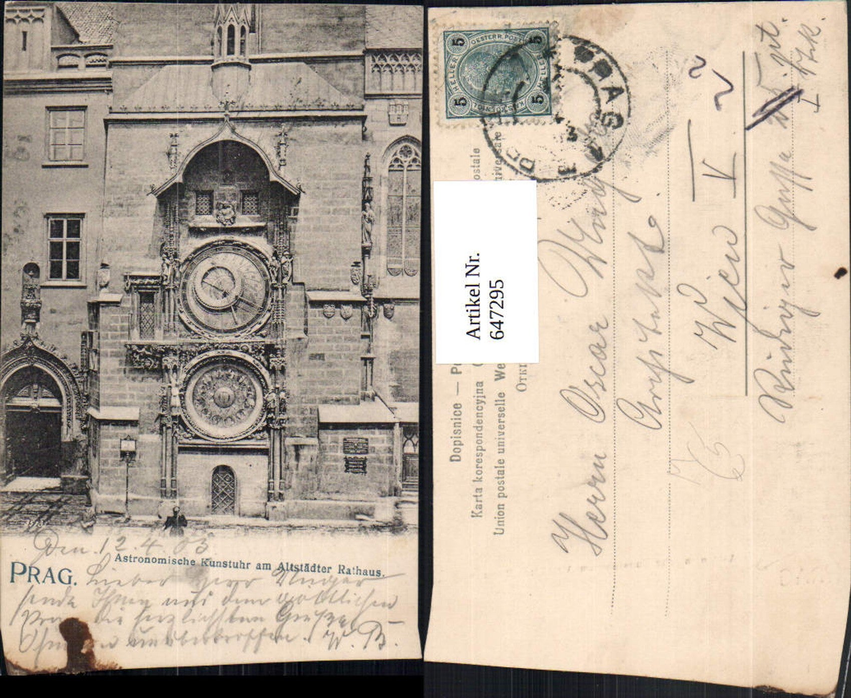 Alte Ansichtskarte – Old Postcard