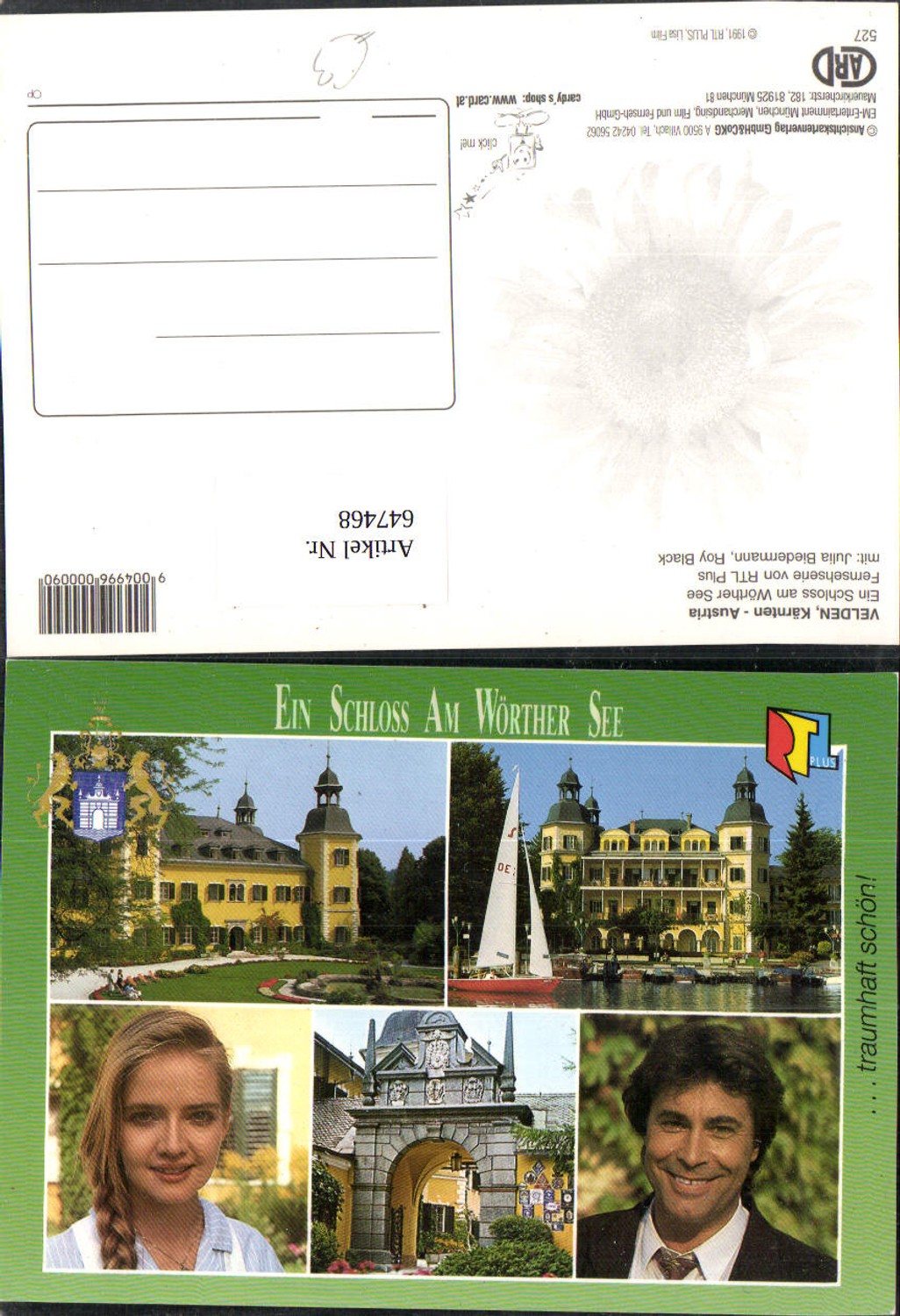 647468,Schauspieler Julia Biedermann Roy Black Ein Schloss am Wörthersee RTL