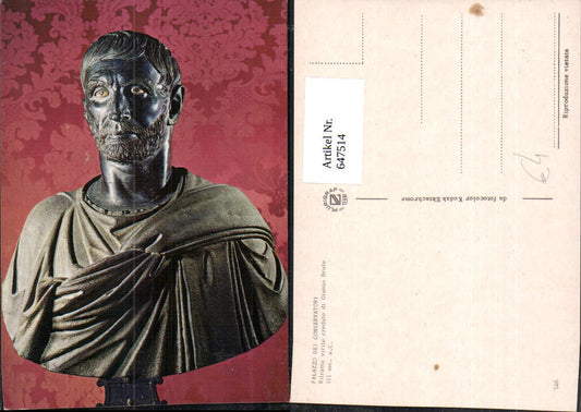 647514,Giunio Bruto Komponist Büste