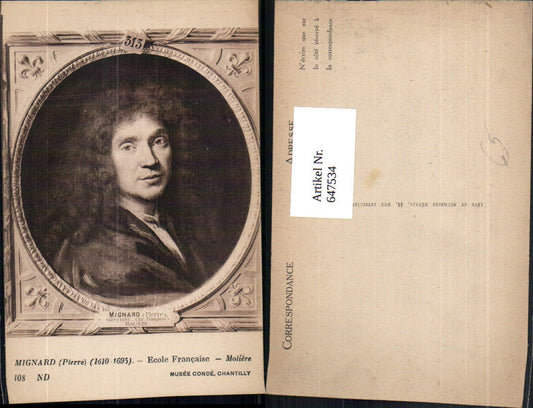 647534,Künstler Ak Pierre Mignard Selbstportrait Maler Künstler Kunst