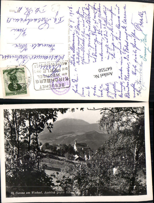 647550, St. Corona am Wechsel