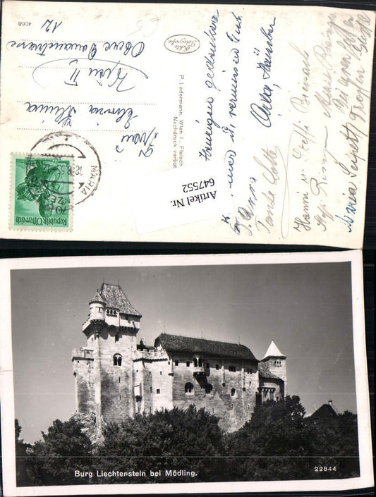 647552,Burg Liechtenstein bei Mödling