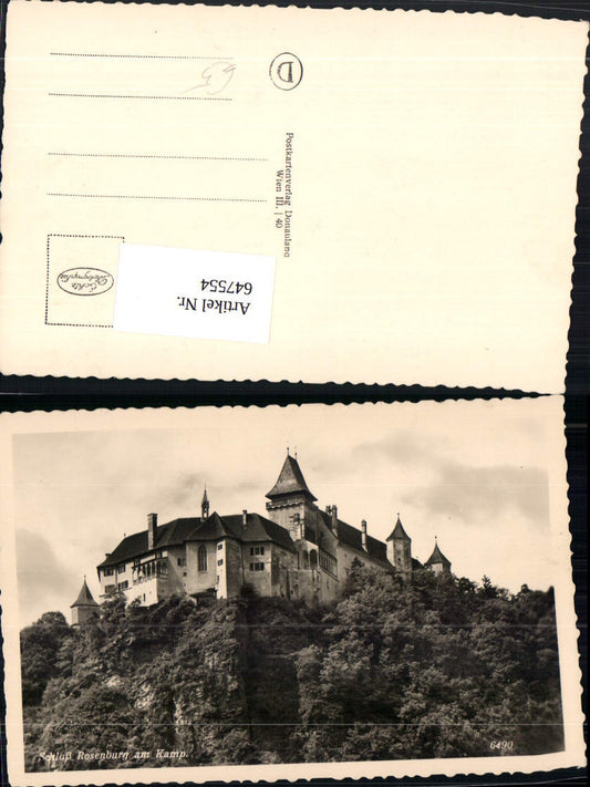 647554,Schloss Rosenburg am Kamp Mold