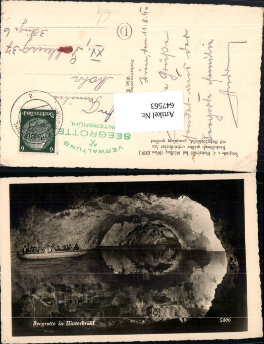 647563,Seegrotte Hinterbrühl bei Mödling Grotte