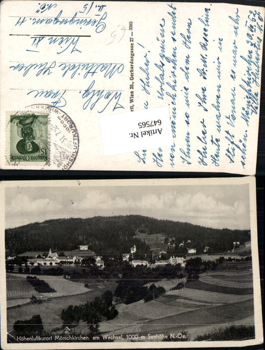 647565, Mönchkirchen am Wechsel