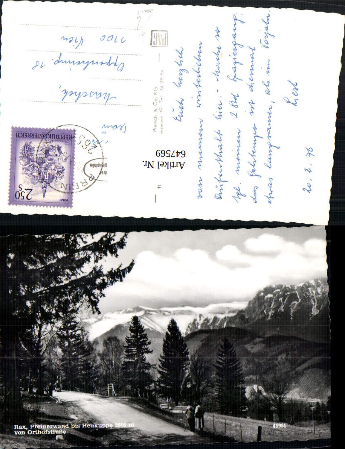 647569,Rax Preinerwand Orthof Orthofstrasse Prein an der Rax Semmering