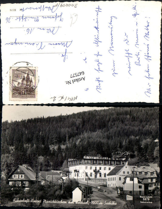 647577,Mönichkirchen am Wechsel Alpenhotel Lang