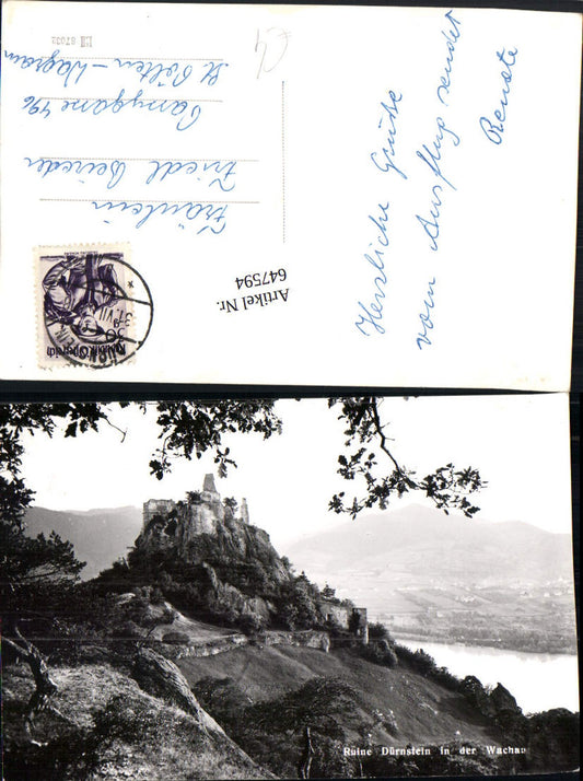 647594,Ruine Dürnstein in der Wachau