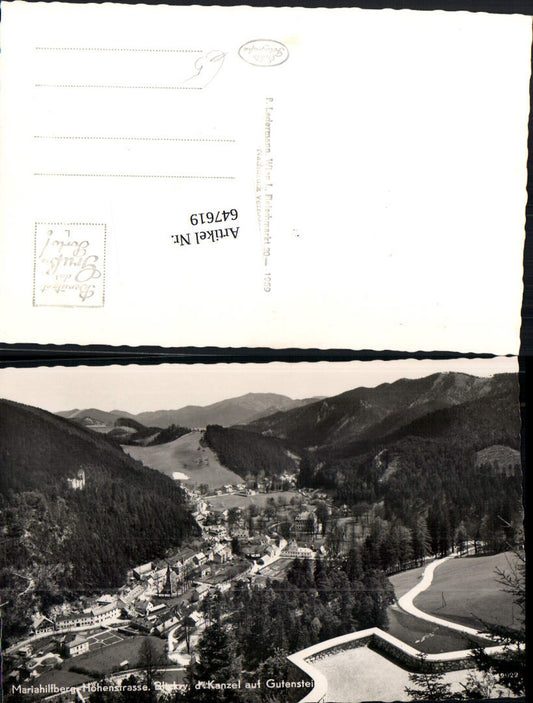 647619,Mariahilfberg Gutenstein Höhenstrasse