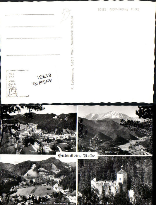 647631,Gutenstein Ruine Semmering