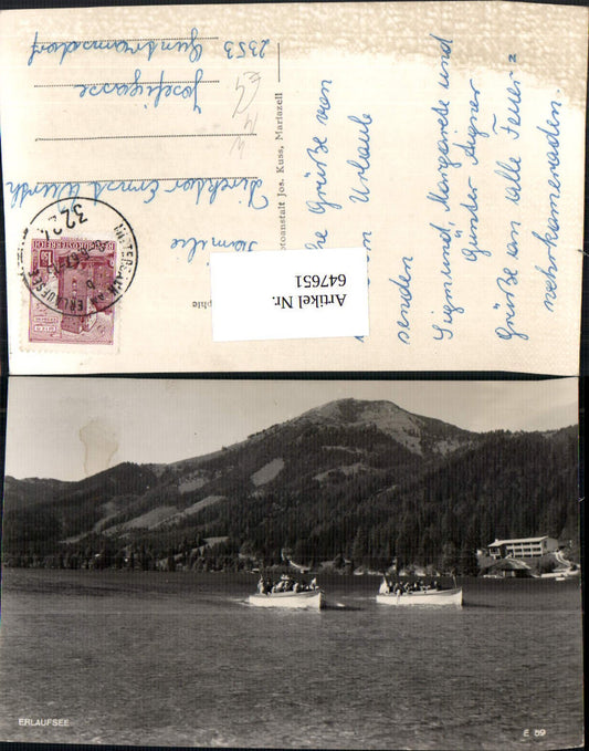 647651,Foto Ak Erlaufsee Boote Mitterbach am Erlaufsee