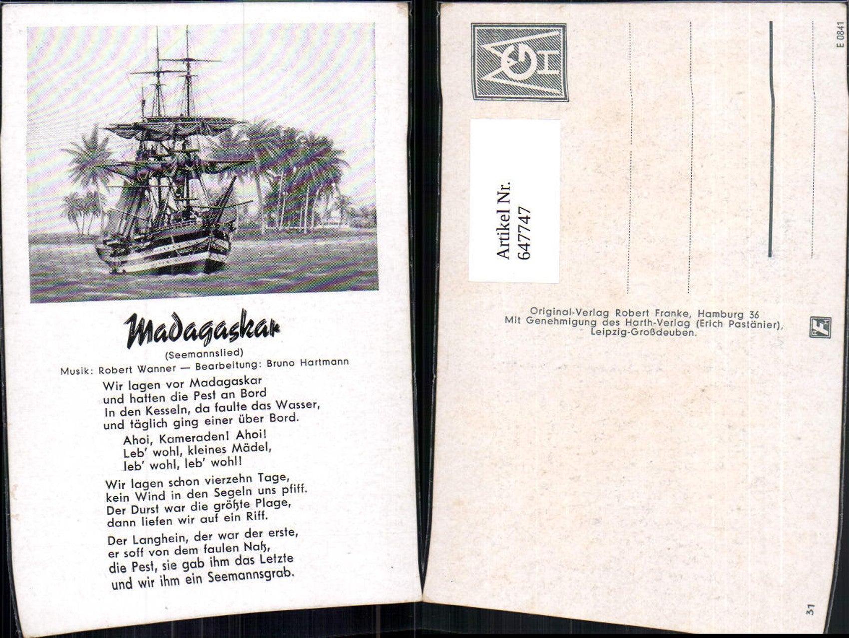 Alte Ansichtskarte – Old Postcard