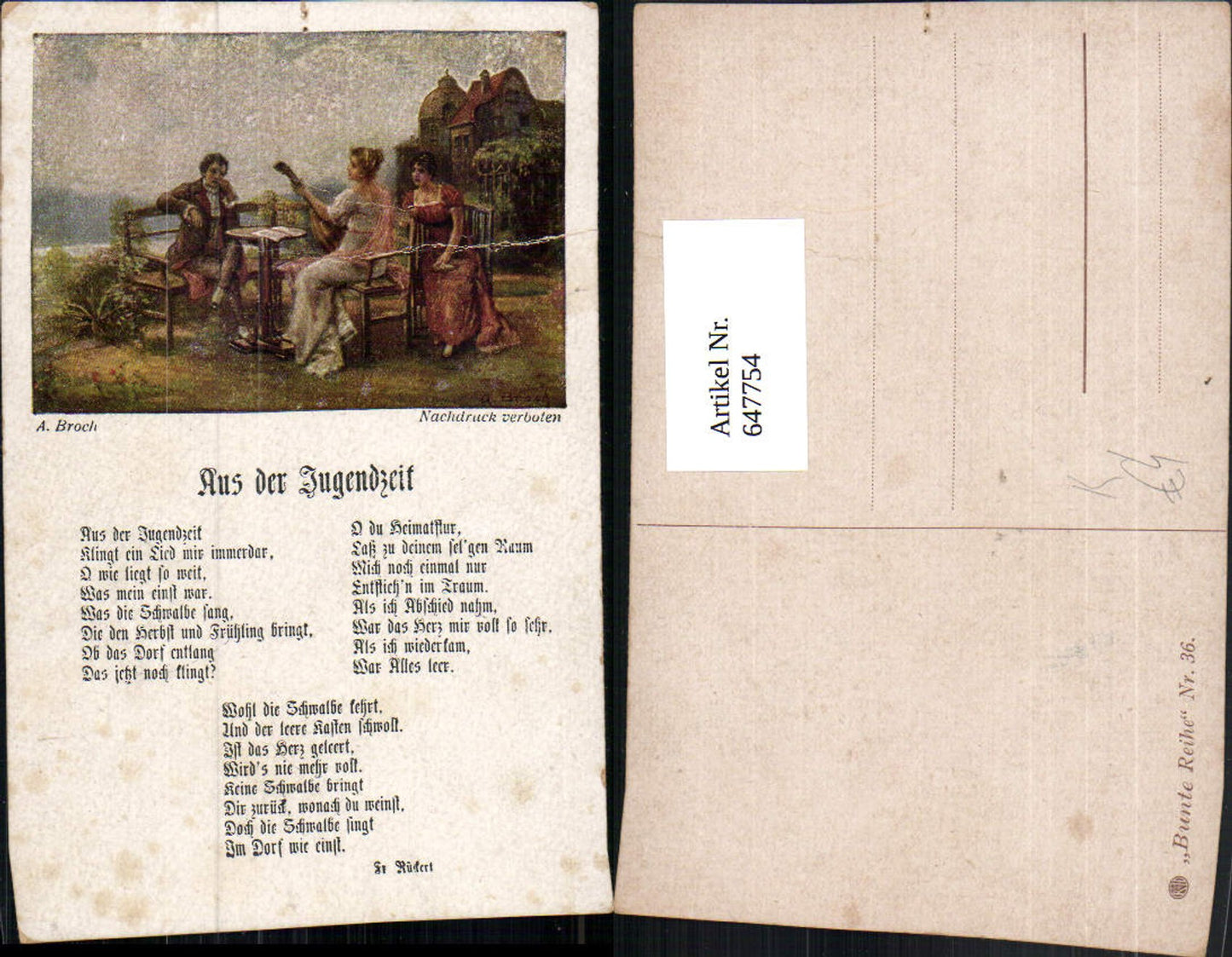 Alte Ansichtskarte – Old Postcard