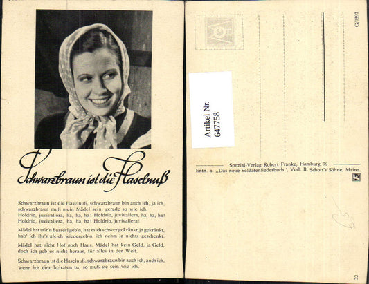Alte Ansichtskarte – Old Postcard