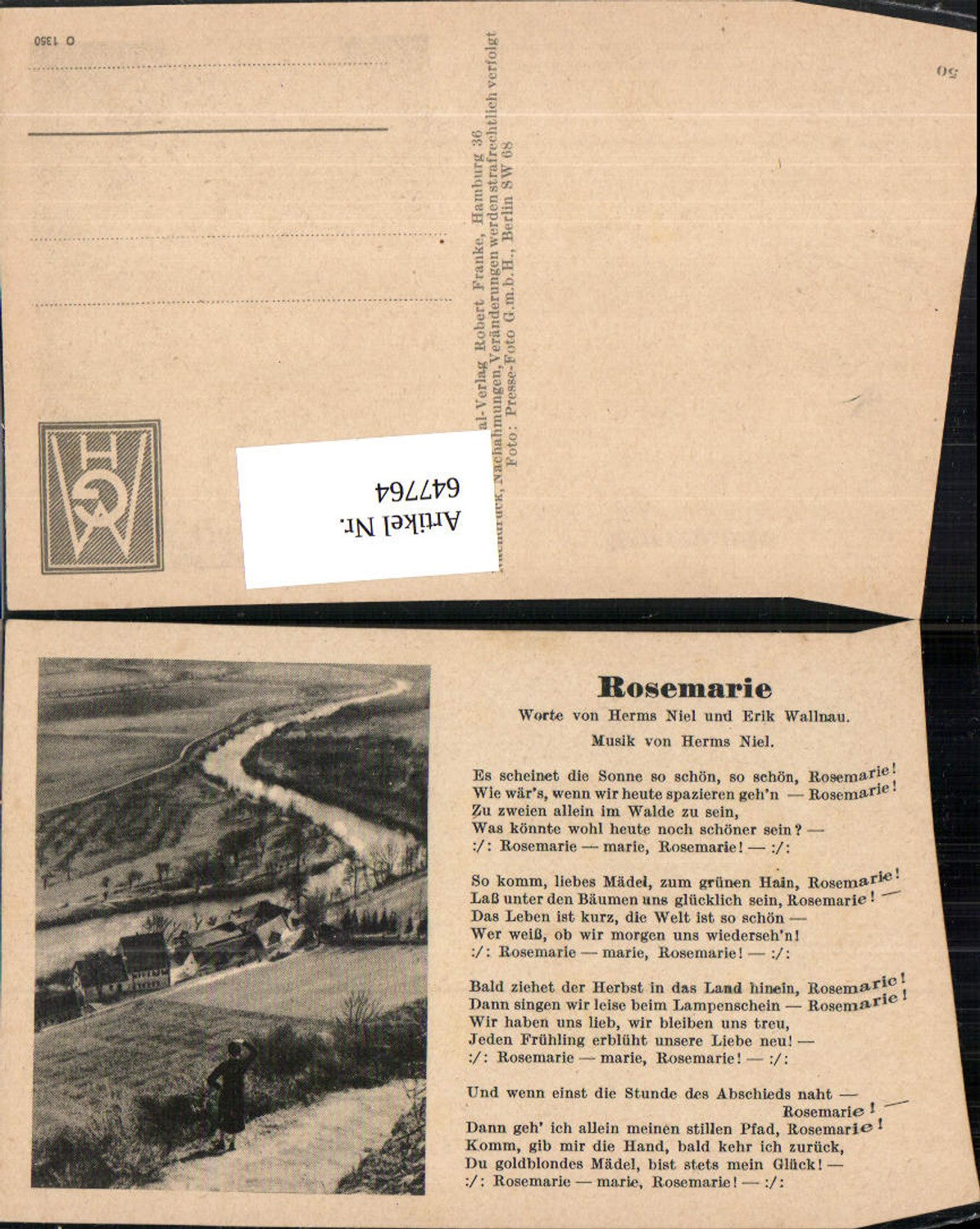 Alte Ansichtskarte – Old Postcard