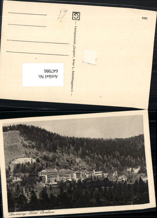 647986,Semmering Hotel Panhans