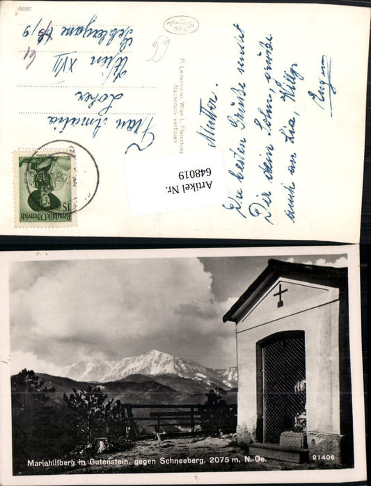648019,Mariahilfberg Gutenstein