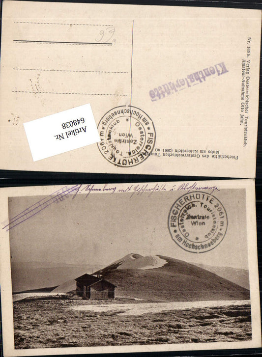 648038,Fischerhütte Kaiserstein Schneeberg Puchberg