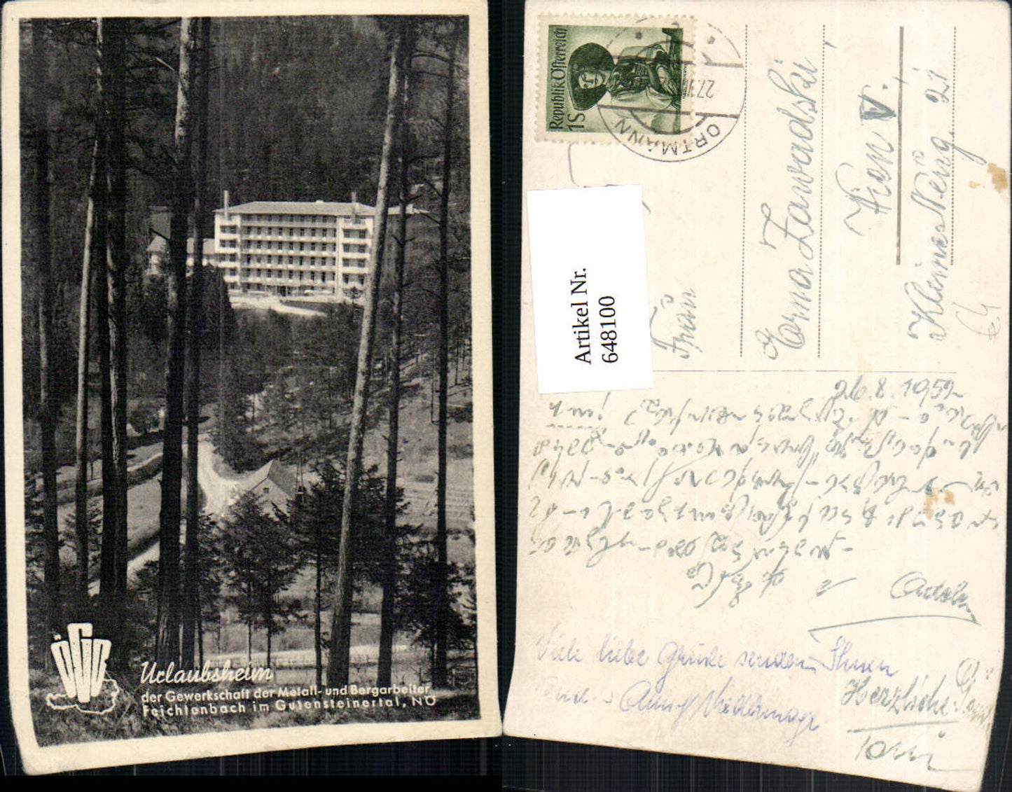 Alte Ansichtskarte – Old Postcard