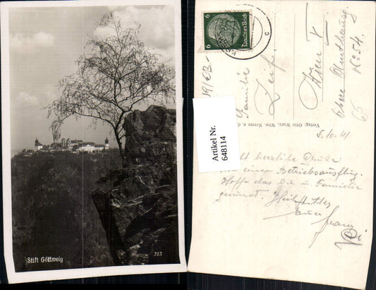 648114,Foto Ak Stift Göttweig Furth bei Göttweig