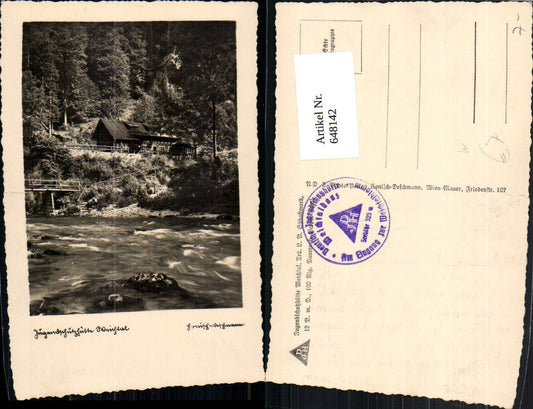 648142,Foto Ak Jugendschutzhütte Weichtal Reichenau an der Rax Weichtalhaus