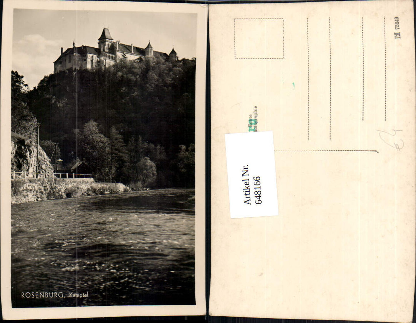 648166,Foto Ak Rosenburg Rosenburg-Mold Kamptal