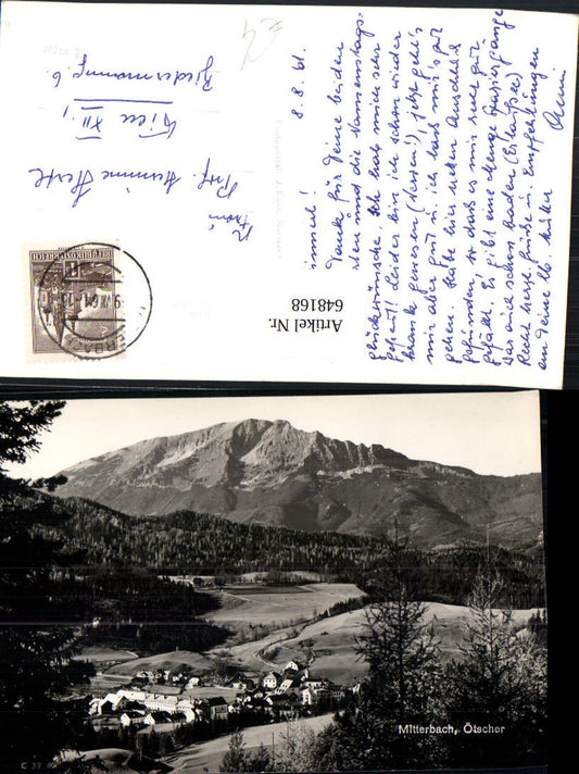 648168,Foto Ak Mitterbach am Erlaufsee Ötscher Totale